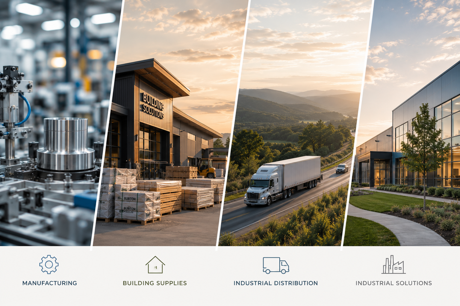 Industrial distribution, manufacturing, and building supplies sectors